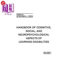 海外直订Handbook 认知 Social and 学习障碍 Cognitive Neuropsycholo... 社会和神经心理学方面手册