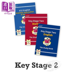 数学 11岁 英国CGP原版 英语 Study 中商原版 Essentials 阅读理解 6年级综合学习练习册3册 Catch KS2