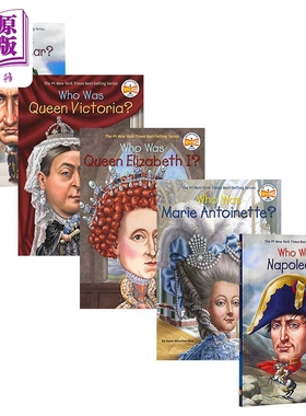 Who Was 皇帝系列5册 Who Was Napoleon Marie Antoinette 英文原版 进口儿童青少年初级章节书 人文百科历史读物【中商原版?