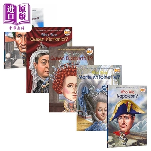 英文原版 皇帝系列5册 中商原版 人文百科历史读物 进口儿童青少年初级章节书 Antoinette Marie Napoleon Was Who
