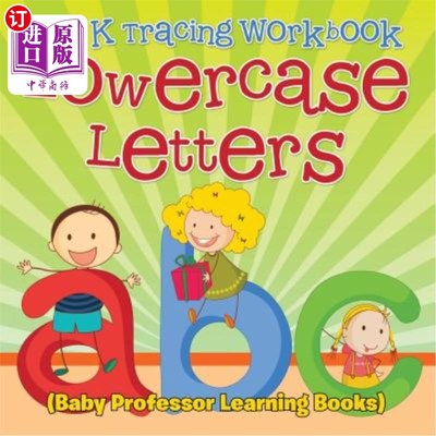 海外直订Pre K Tracing workbook: Lowercase Letters (Baby Professor Learning Books) 学前跟踪练习册：小写字母（婴儿教