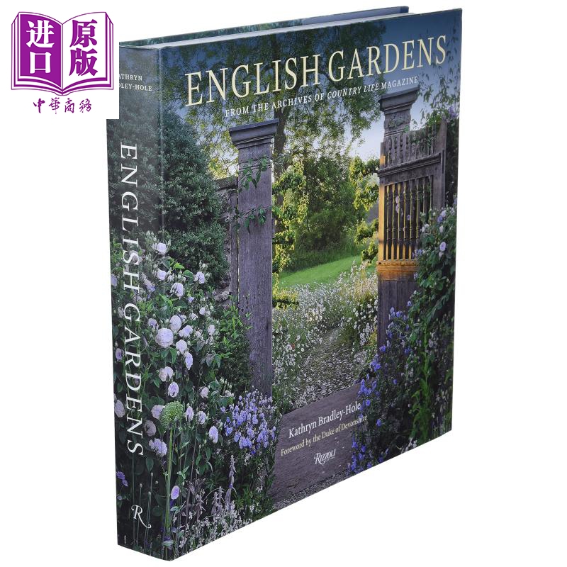 英国花园 来自乡村生活的档案 英文原版 English Gardens From the Archives of Country Life Magazine Bradley Hole【中商?