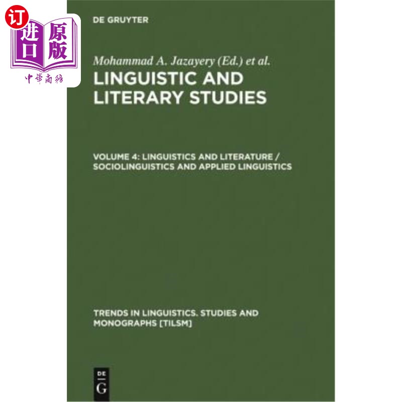 海外直订Linguistics and Literature / Sociolinguistics and Applied Linguistics 语言学与文学/社会语言学和应用语言学