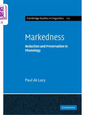 海外直订Markedness 标记性