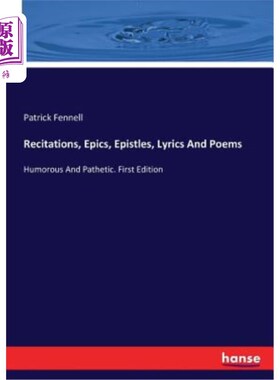 海外直订Recitations, Epics, Epistles, Lyrics And Poems 朗诵、史诗、书信、歌词和诗歌