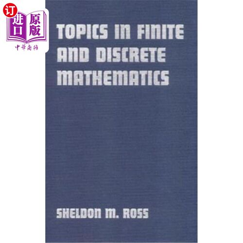 海外直订Topics in Finite and Discrete Mathematics 有限和离散数学专题