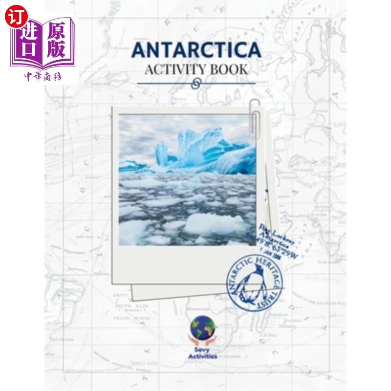 海外直订Antarctica Activity Book 南极洲活动手册