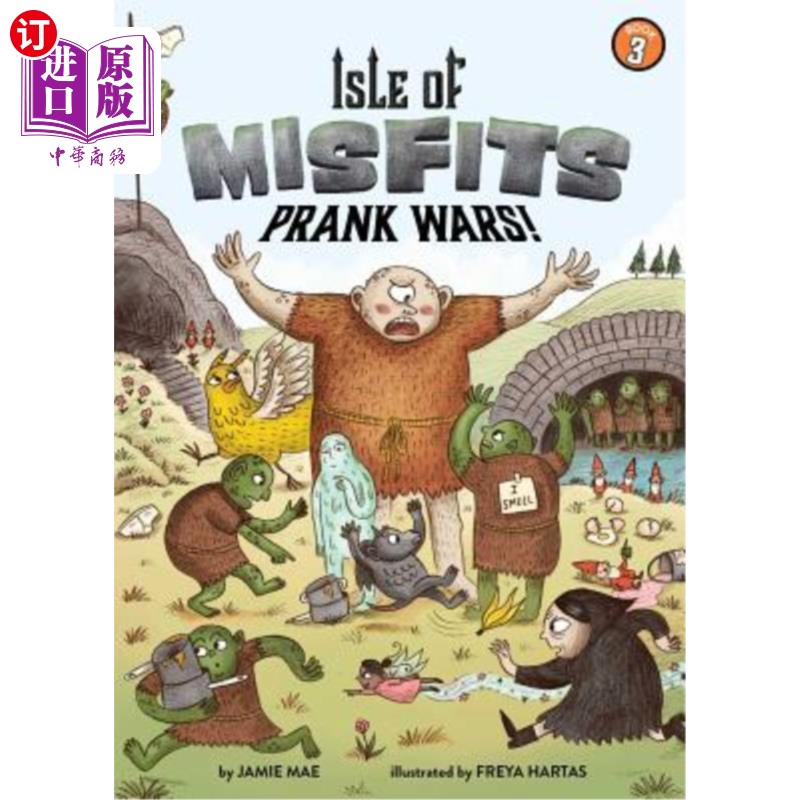 海外直订Isle of Misfits 3: Prank Wars! 错岛3：恶作剧战争！