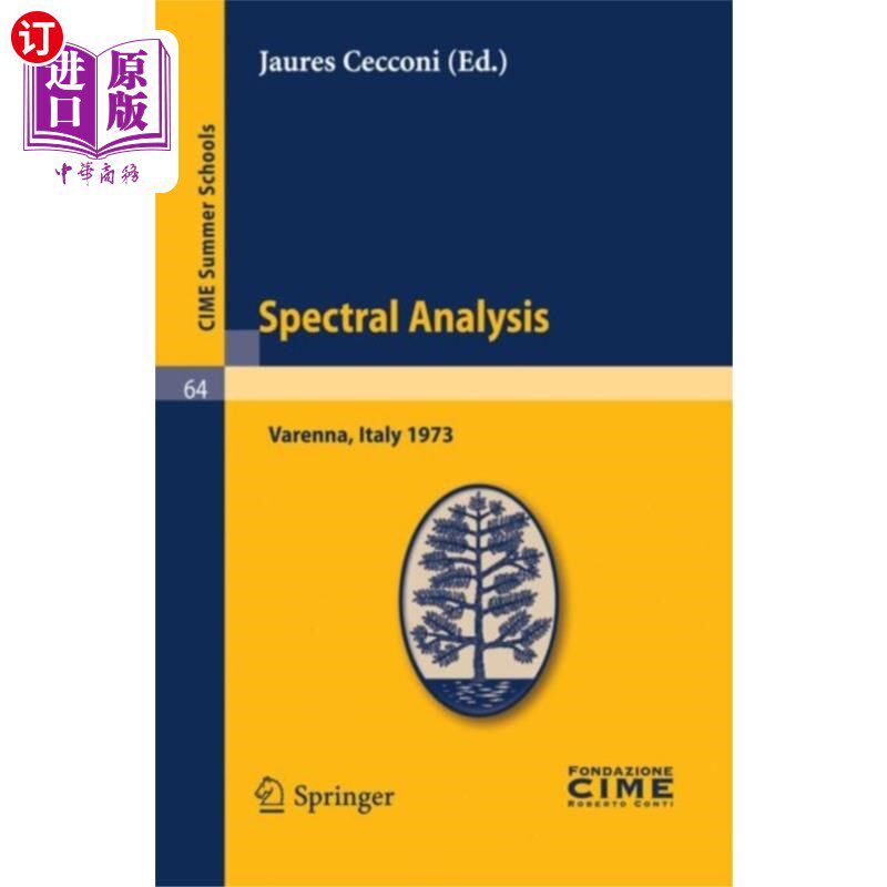 海外直订Spectral Analysis 光谱分析