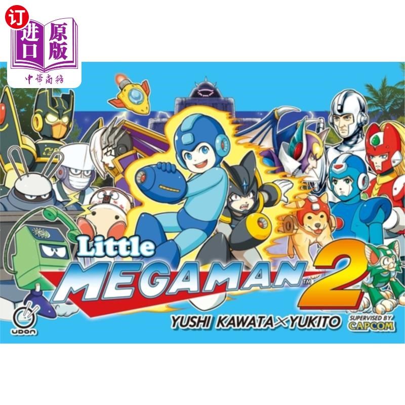 海外直订Little Mega Man Volume 2 小洛克人第二卷