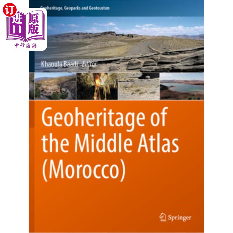 海外直订Geoheritage of the Middle Atlas (Morocco) 中阿特拉斯（摩洛哥）的地质遗产