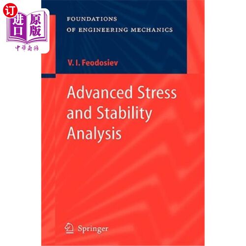 海外直订Advanced Stress and Stability Analysis: Worked Examples 高等应力和稳定性分析:工作实例