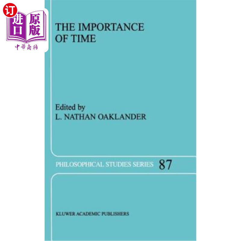 海外直订The Importance of Time 时间的重要性