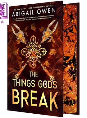 众神游戏2 神灵破碎之物 奇幻小说 Things Gods Break 英文原版 Abigail Owen【中商原版】