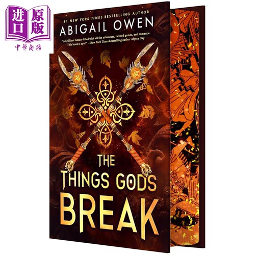 众神游戏2 神灵破碎之物 奇幻小说 Things Gods Break 英文原版 Abigail Owen【中商原版】