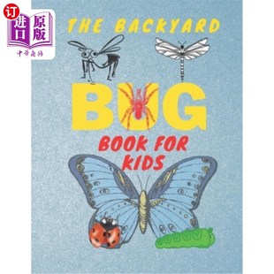 insect write Backyard Book 后院虫子书 学会 海外直订The devel coloring.learn Bug words.child the 昆虫着色 mind