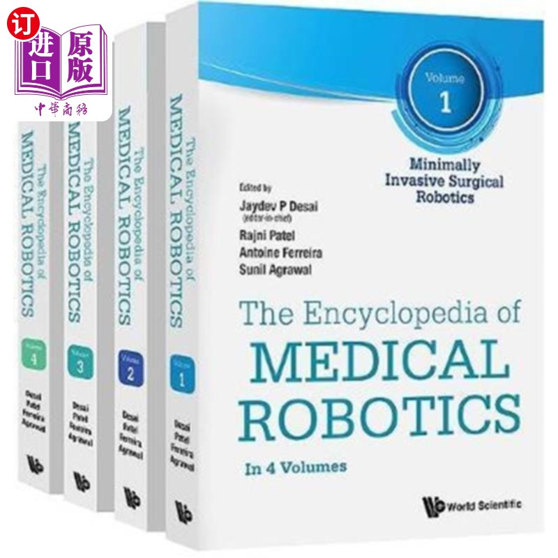 海外直订医药图书Encyclopedia Of Medical Robotics, The (In 4 Volu... 医学机器人百科全书(4卷)