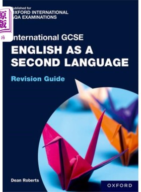 海外直订OxfordAQA International GCSE English as a Second... 牛津daqa国际GCSE英语作为第二语言修订指南