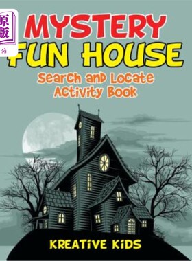 海外直订Mystery Fun House Search and Locate Activity Book 神秘乐趣屋搜索和定位活动手册