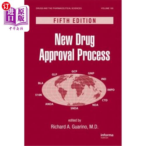 海外直订医药图书New Drug Approval Process 新药审批流程