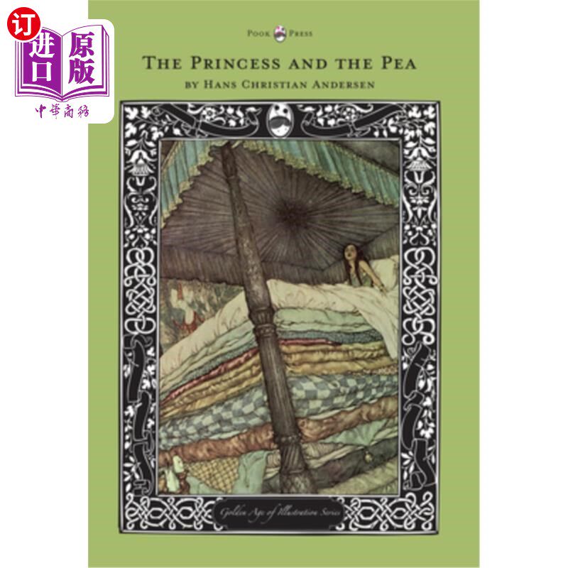 海外直订The Princess and the Pea - The Golden Age of Illustration Series 豌豆公主-插图的黄金时代系列
