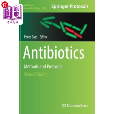 海外直订Antibiotics: Methods and Protocols 抗生素:方法和方案
