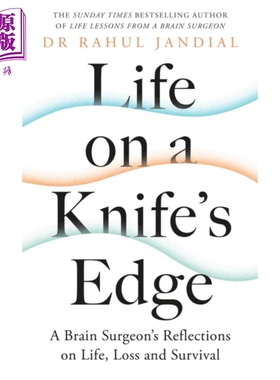现货 手术刀边缘的生命 英文原版 Life on a Knife's Edge Dr Rahul Jandial 【中商原版】