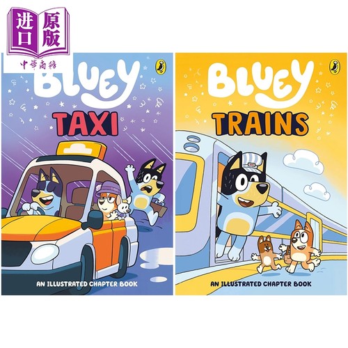 Bluey小蓝狗布鲁伊章节书2册