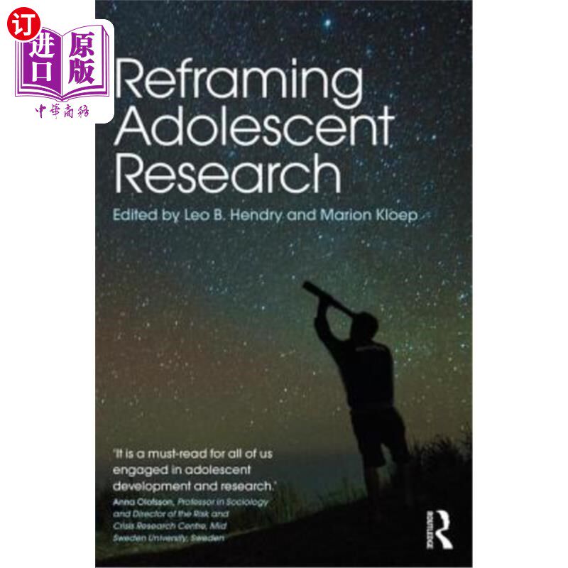海外直订Reframing Adolescent Research 重新定义青少年研究