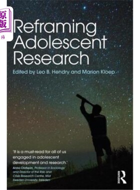 海外直订Reframing Adolescent Research 重新定义青少年研究