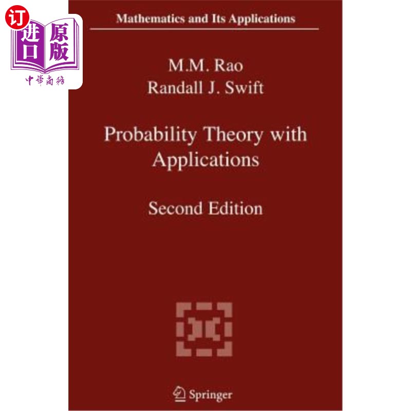 海外直订Probability Theory with Applications 概率论及其应用