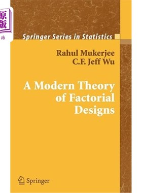 海外直订A Modern Theory of Factorial Design 析因设计的现代理论