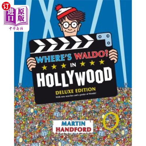 海外直订Where's Waldo? in Hollywood: Deluxe Edition 沃尔多在哪里？好莱坞：豪华版