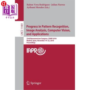 Recognition 计算机 图像分析 and Pattern Applicatio Analysis Image 识别 海外直订Progress Computer 模式 Vision