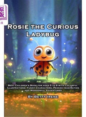 海外直订Rosie: The Curious Ladybug: Best Children's Book for ages 5 to 9 with Colorful I 罗西：好奇的瓢虫：最适合5