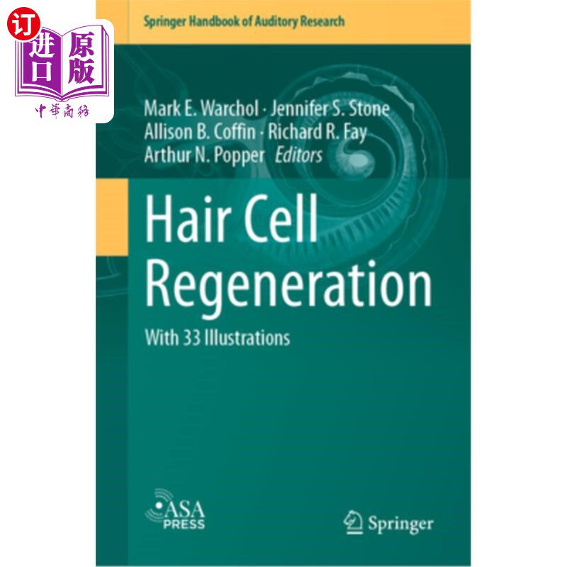 海外直订医药图书Hair Cell Regeneration 毛细胞再生