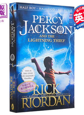 波西杰克逊1 珀西杰克逊和闪电窃贼 英文原版 Percy Jackson and the Lightning Thief Rick Riordan 奇幻【中商原版】