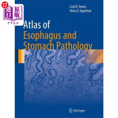 海外直订医药图书Atlas of Esophagus and Stomach Pathology 食管和胃病理图谱