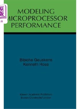 海外直订Modeling Microprocessor Performance 微处理器的性能建模