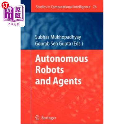 海外直订Autonomous Robots and Agents 自主机器人和代理