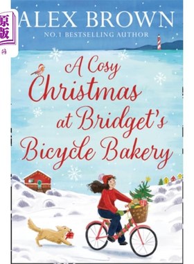 海外直订Cosy Christmas at Bridget's Bicycle Bakery 布丽姬特自行车面包店温馨的圣诞节