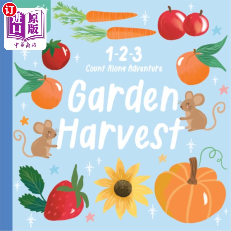 海外直订1-2-3 Count Along Adventure: Garden Harvest 1-2-3沿着冒险：花园收获