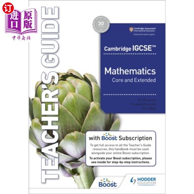 海外直订Cambridge IGCSE Core and Extended Mathematics Te... 剑桥IGCSE核心和扩展数学教师指南与Boost订阅