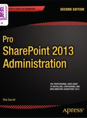 海外直订Pro Sharepoint 2013 Administration 支持Sharepoint 2013管理