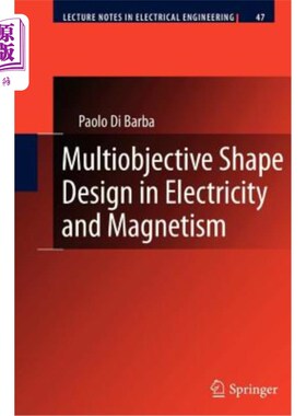 海外直订Multiobjective Shape Design in Electricity and Magnetism 电磁学中的多目标形状设计