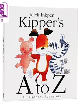 英文原版廖彩杏书单45  Kipper's A to Z 儿童入门绘本字母启蒙韵文阅读3-8岁儿童图画书 早教故事书【中商原版】