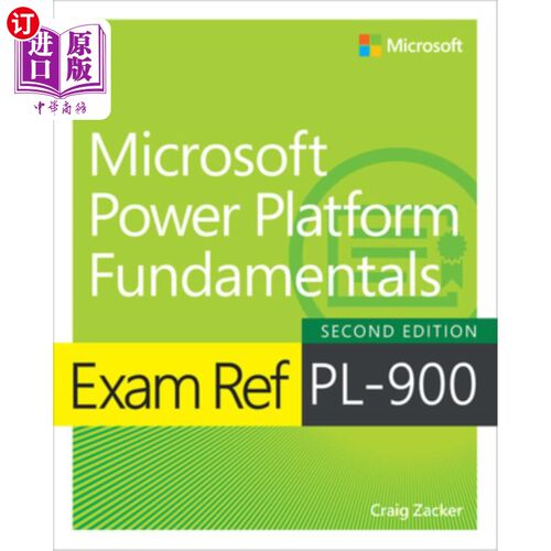 海外直订Exam Ref Pl-900 Microsoft Power Platform Fundamentals 考试参考Pl-900微软电源平台基础