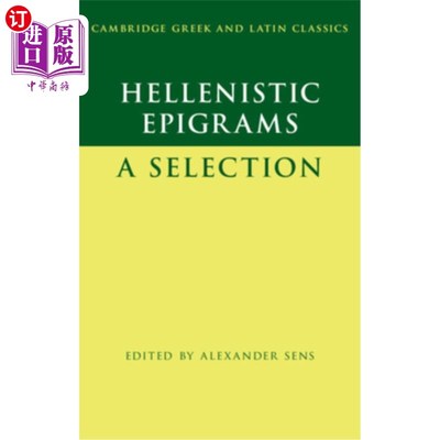 海外直订Hellenistic Epigrams: A Selection 希腊警句:选集