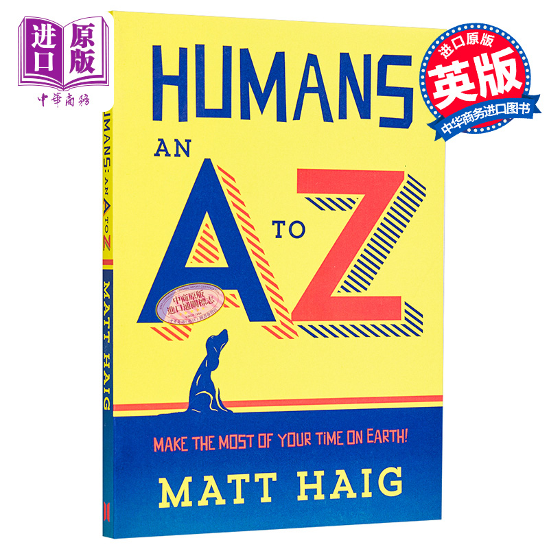 现货【中商原版】马特海格：认识人类英文原版 Humans: An A-Z Matt Haig Canongate Books人类指南A-Z