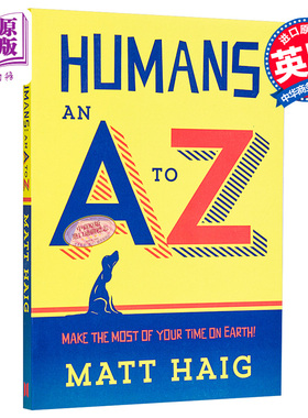 预售 【中商原版】马特海格：认识人类 英文原版 Humans: An A-Z Matt Haig Canongate Books 人类指南A-Z